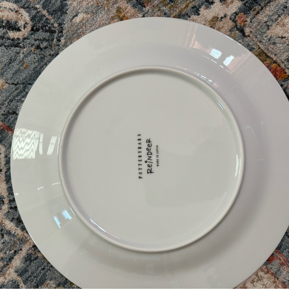 Pottery, barn, reindeer, design salad plate “dancer” - Picture 2 of 2